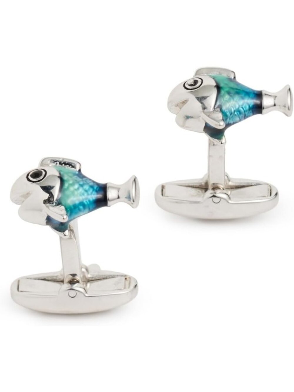 Stylish Men's Fish Cufflinks - Unique Design, Perfect for Formal Events & Gifts